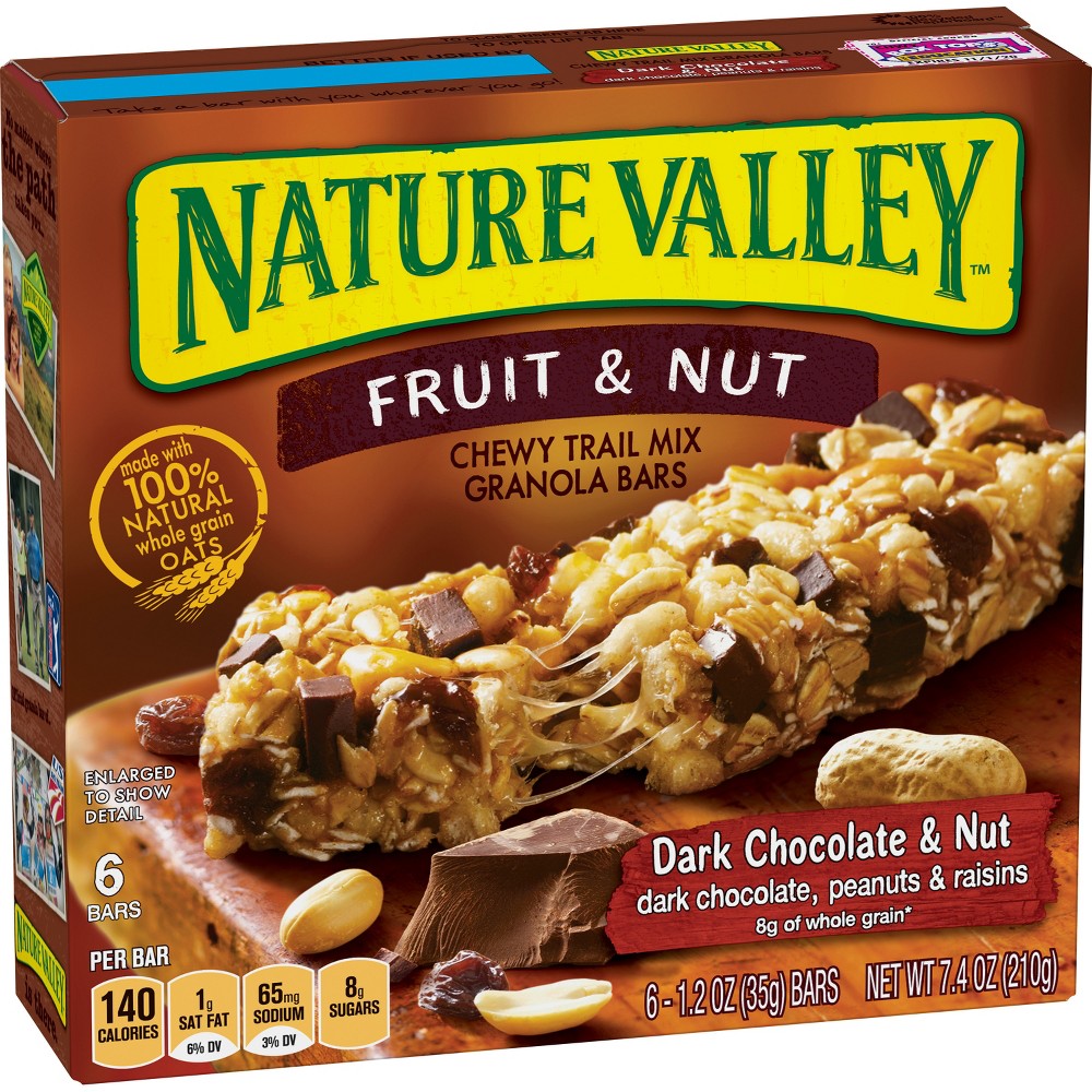UPC 016000407619 product image for Nature Valley Chewy Trail Mix - Dark Chocolate & Nut Bars 6pk | upcitemdb.com