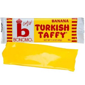 Bonomo Turkish Taffy Bars 1.5 oz – Classic Chewy Candy in Vanilla, Chocolate, Strawberry & Banana (Single, Multi-Pack & Variety Pack) - 1 of 4