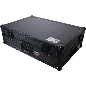 ProX Flight Style Road Case Fits Pioneer DDJ-FLX10 Case Black on Black W/ Wheels Black - 1 of 4
