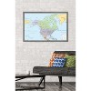 Trends International North America Map 2024 Framed Wall Poster Prints - 2 of 4