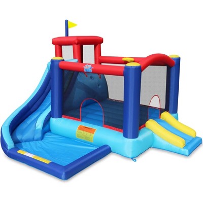 Probe Hues Inflatable Bounce House Kids Bouncy Castle Slide Indoor Outdoor Blower
