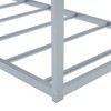 Twin Size Floor Bed For Kids, Floor Bed With Roof, House Bed For Boys Girls, Metal House Shape Platform Bed Twin Single Bed - 3 of 4