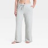 Women's Fleece Wide Leg Sweatpants - Auden™ - 4 of 4