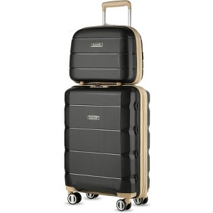 LUGGEX Carry on Luggage with Spinner Wheels, Lightweight Expandable Durable Suitcase, 2 Piece Set(14/20) - 1 of 4