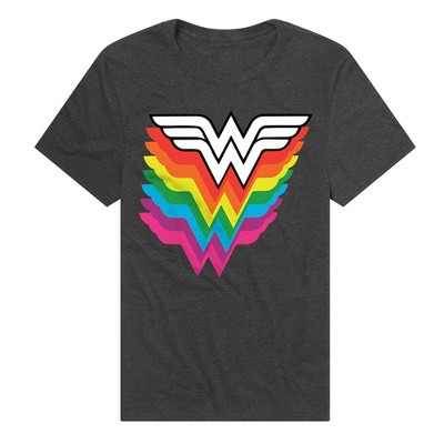 Men's DC Comics Wonder Woman Logo Pride T-Shirt