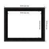 Amanti Art Parlor Black Framed Magnetic Dry Erase Board - 4 of 4