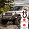 VEVOR 1/2" D-Ring Shackle, 4 Pack Alloy Steel Shackles 17637 lbs (8 Ton) Break Strength with 5/8" Screw Pin, Towing Accessories for Jeep Truck, Black - 3 of 4