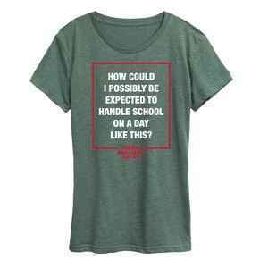 Women's - Ferris Bueller's Day Off - How Could I Possibly Short Sleeve Graphic T-Shirt - 1 of 4