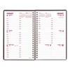 DuraFlex Weekly Planner, 8 x 5, Black Cover, 12-Month (Jan to Dec): 2025 - 2 of 4