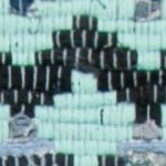 turquoise/blue/black