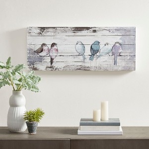 Gulches Hand-Painted Wood Plank Wall Decor - Rustic Charm for Home Interiors - 1 of 4