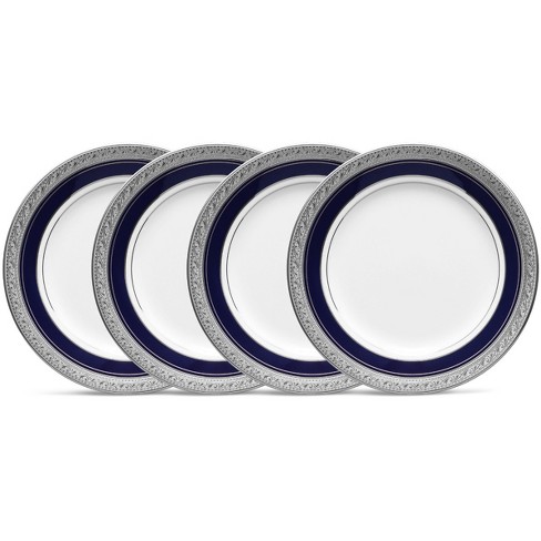 Noritake Crestwood Cobalt Platinum Set of 4 Bread & Butter/Appetizer Plates - image 1 of 3