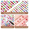 Unique Bargains Acrylic Self-Adhesive Craft Decorative 4 Sheets Rhinestone Stickers - 3 of 4