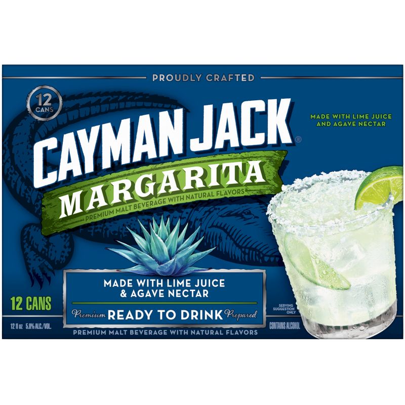 Cayman Jack Margarita - 12pk/12 fl oz Cans, 3 of 8