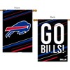 Briarwood Lane Buffalo Bills Slogan House Flag NFL Licensed 28" x - 2 of 2