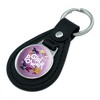 DC Super Hero Girls Girl Power Black Leather Keychain - 2 of 4