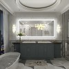 Apmir Super Bright Front & Back LED Lighted Anti-Fog Aluminum Alloy Framed Tempered Glass Bathroom/Vanity Mirror with ETL & 3-Year Warranty - 2 of 4