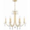 Crystorama Lighting Rollins 6 - Light Chandelier in  Antique Gold - 4 of 4