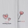 Split P I Love Avoiding People Dishtowel Bundle of 2 - image 3 of 3