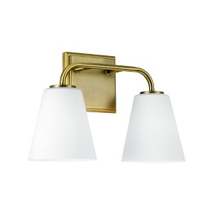 Capital Lighting Brody 2 - Light Vanity in  Aged Brass - 1 of 4