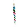 Sbk Gifts Holiday 8.0 Inch 3 Vintage Brites Twist Icicles Ornaments Mardi Gras 3 Pc Set Tree Ornaments - 3 of 4