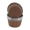 Unique Bargains Curled Rim Disposable Baking Cups Coated Baking Paper 2.56" x 1.57" 50 Pcs - 3 of 4