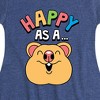 Girls' - Instant Message - Happy As A Quokka Fit & Flair Cap Sleeve Graphic Dress - 2 of 4