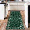 Flora Area Rug Washable Botanical Flower Living Room Rugs Non Slip Soft Low Pile Thin Indoor Bedroom Runners Floor Carpet - 3 of 4