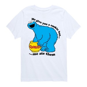 Boys' - Sesame Street - I Ate All The Cookies Short Sleeve Graphic T-Shirt - 1 of 4