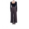 Women's Relaxed Wide Leg Cropped Pants - DƒÅl the Label - 3 of 3