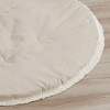 Sweet Jojo Designs Boy Girl Gender Neutral Unisex Baby Tummy Time Playmat Boho Fringe Taupe Linen Collection - image 3 of 4