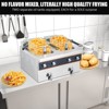 COZONY Dual Tank Deep Fryer, Stainless Steel Countertop Fryer with Oil Drain 30 Min Timer Rotary Head - 2 of 4
