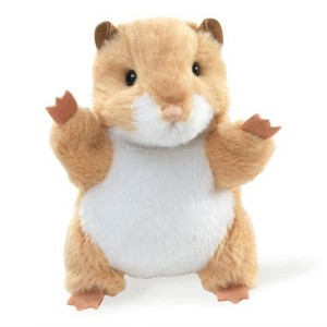 Folkmanis Puppets Mini Hamster Finger Puppet 8000 - 1 of 3