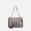 MKF Collection Mabel Quilted Women’s shoulder Bag & Bracelet Keychain with a Credit Card Holder by Mia K - 2 of 4
