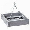 Bird's Choice Green Solutions Hanging Platform Feeder Gray - Small: Weather-Resistant, No Assembly Required - 4 of 4