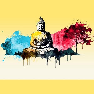 Poster Master Watercolor Buddha - 1 of 2