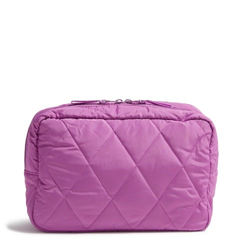 Vera bradley lay flat cosmetic bag hotsell