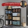 Tangkula 71" Utility Racks Organization Shelves 2 Pack Storage Shelves Load 3600LBS - 2 of 4