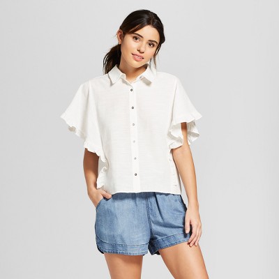 white dress shirt womens target