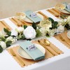 Juvale 100 Pack Disposable Scalloped Kraft Paper Placemats for Dining Table, Wedding, Party (Brown, 10x14 In) - 2 of 4