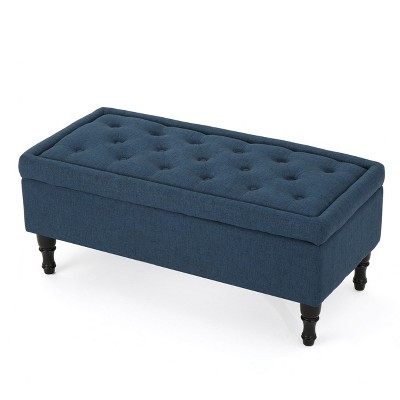 NicBex Modern 40.75" Storage Bench Wood Accent Stool with Button Tufted Top for Bedroom and Living Room