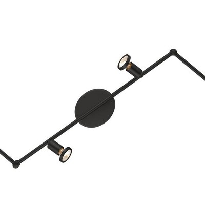 Tremendo 74'' Black Adjustable 6-Light Track Fixture