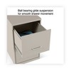 Alera Soho Vertical File Cabinet, 2 Drawers: File/File, Letter, Putty, 14" x 18" x 24.1" - 4 of 4