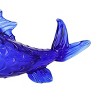 Beachcombers Blue Thin Glass Fish Vase - 3 of 3