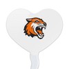 Rochester Institute of Technology Primary Logo Heart Love Cupcake Picks Toppers Decoration Set of 6 - 2 of 4