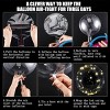 10 Pack LED Light Up Balloons with String Lights, 14 Inch Transparent Bobo Balloons, Warm and Cool Glow for Birthday Festival, No Batteries Included - 4 of 4