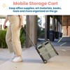 ECR4Kids Universal Rolling Cart, Black - 3 of 4