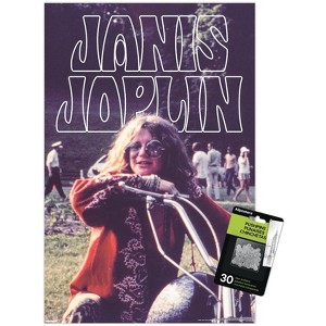 Trends International Janis Joplin - Motorcycle Unframed Wall Poster Prints - 1 of 4