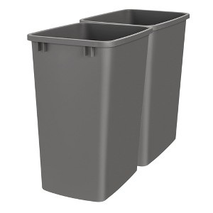 Rev-A-Shelf RV-35 Plastic Replacement Trash Bin Waste Container for Pull Out Waste Systems 35 Qt - 1 of 4