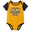 MLB Pittsburgh Pirates Infant Boys' 3pk Bodysuit - 3 of 4